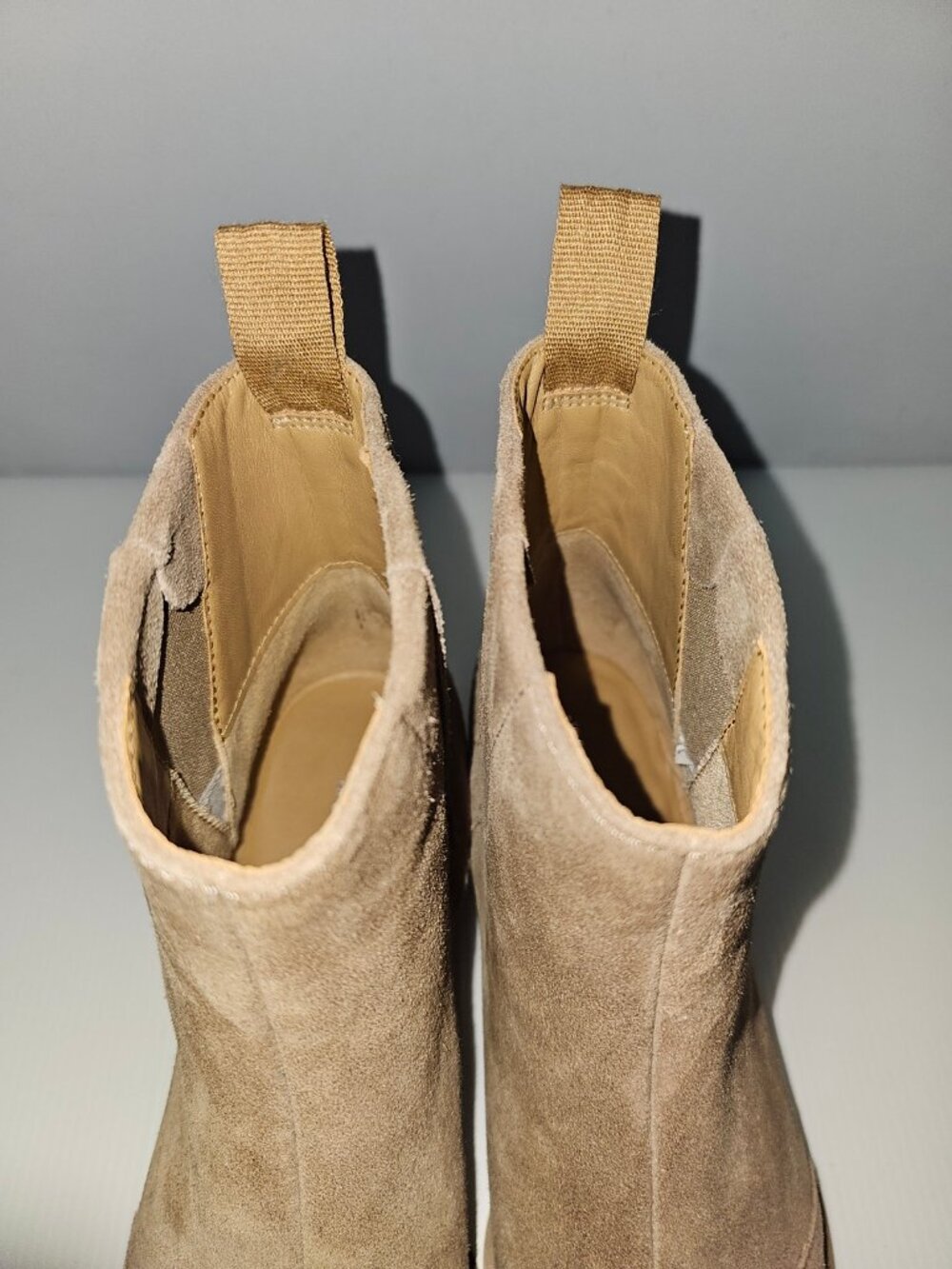 Rag & Bone Dart Pointed Toe Ankle Boot Womens EU 39.5 Brown Suede Block Heel - Picture 9 of 15